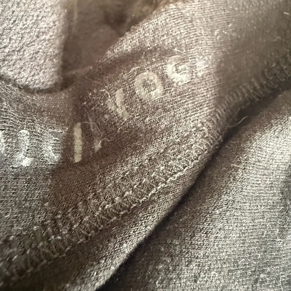 ALO Yoga Black Hoodie LA is my Om Sweatshirt Womens Medium Logo Activewear